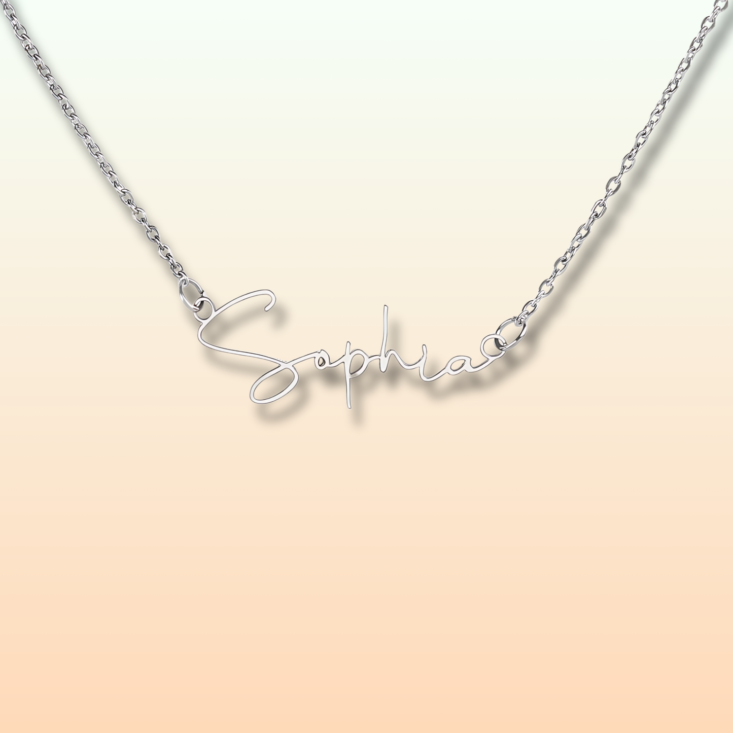 Collier Prénom Style Signature