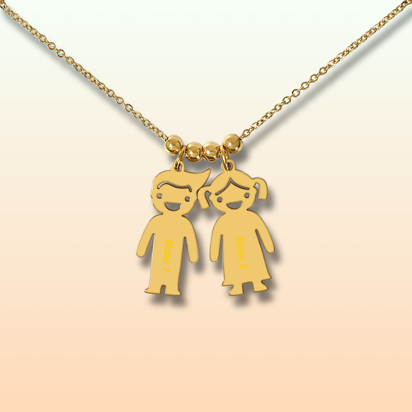 Collar con dijes para niños