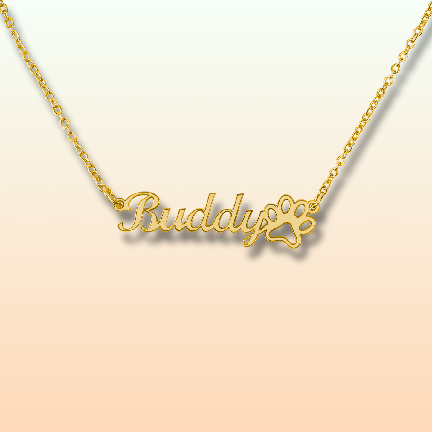 Collar con nombre de pata