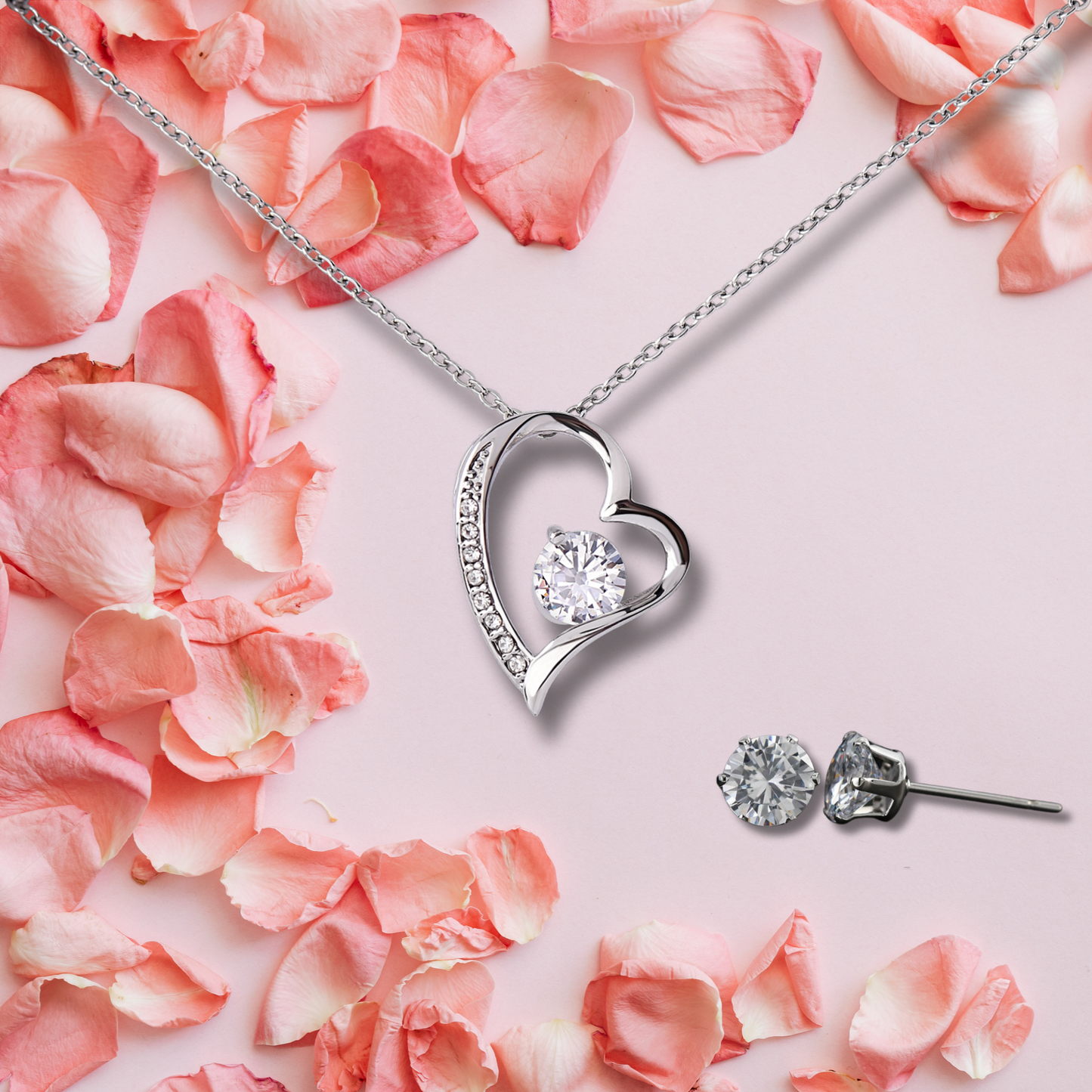 Infinite Love Necklace & Earrings