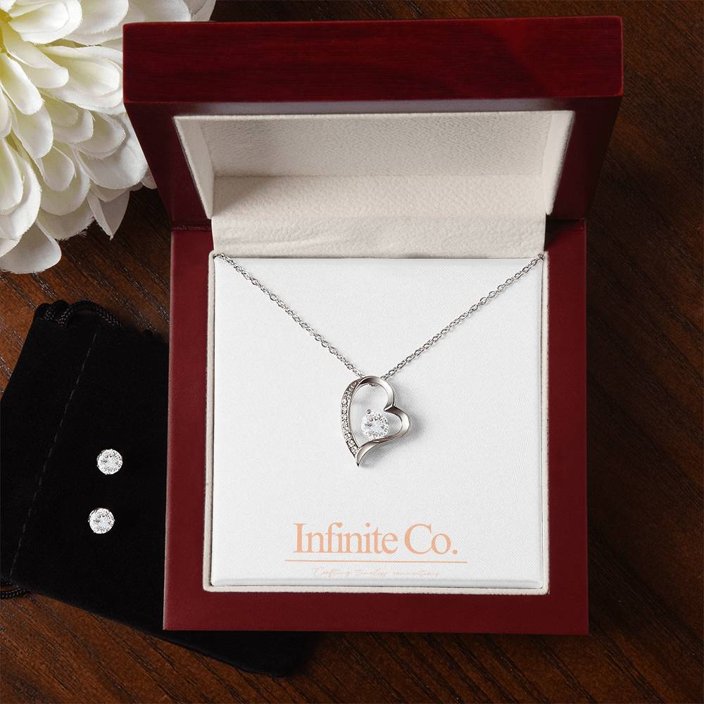 Infinite Love Necklace & Earrings
